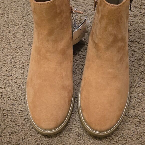 Womens Brenna Boots Universal Thread Tan 7 Tan Ankle Bootie target winter boho - Picture 11 of 16